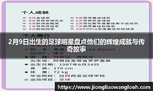 2月9日出生的足球明星盘点他们的辉煌成就与传奇故事